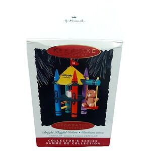 Vintage Hallmark Keepsake Ornament 1994 Crayola Crayon Series 6 Bear Fort QX527